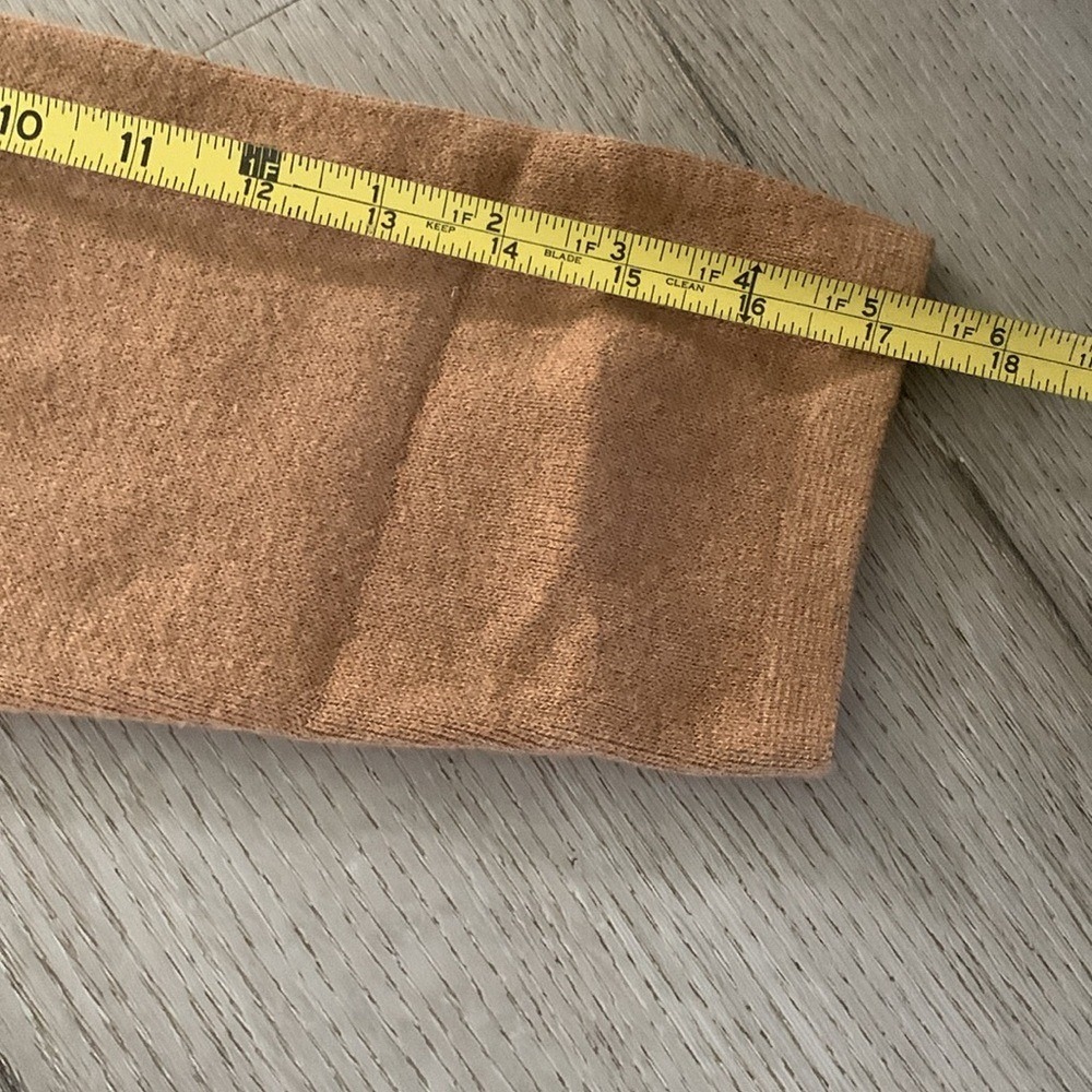Banana Republic Open Duster Long Camel Sweater LP camel knit‎ - Picture 10 of 12